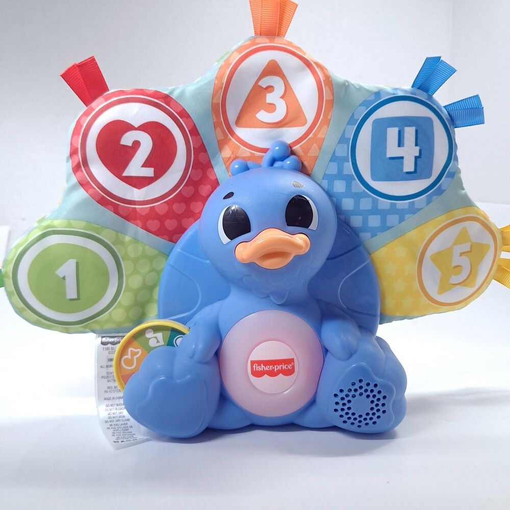 Fisher Price Linkimals Counting & Colors Peacock Interactive Learning Toy Music